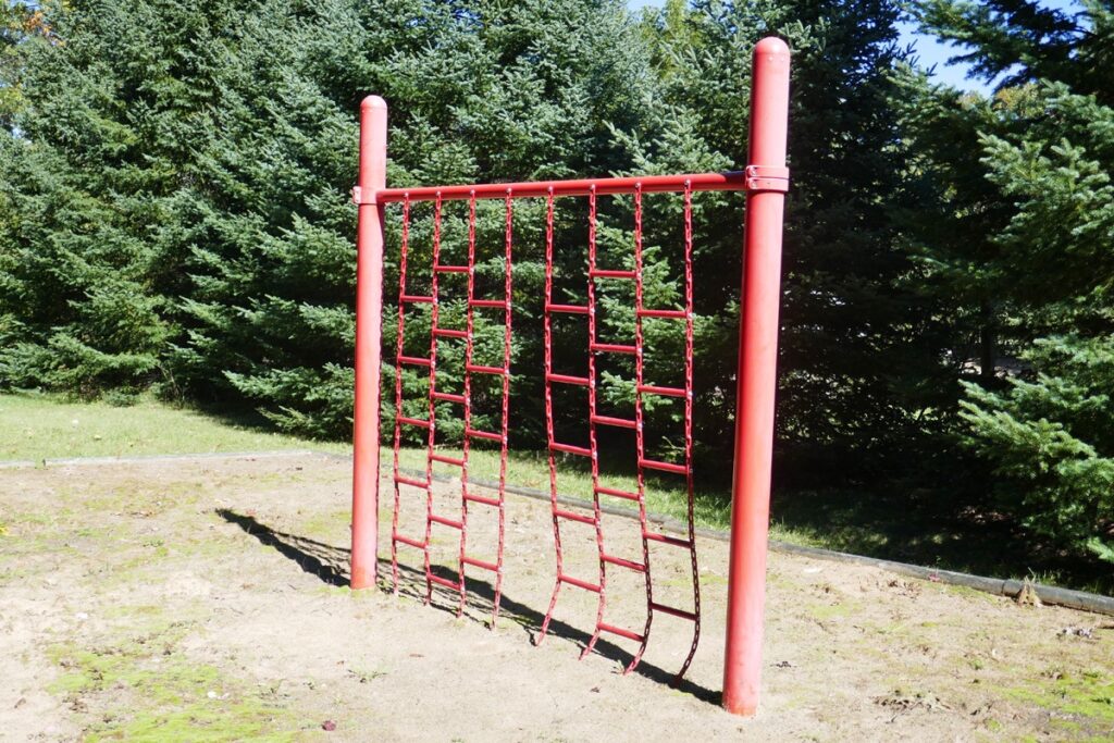 Playground, ladder climb structure