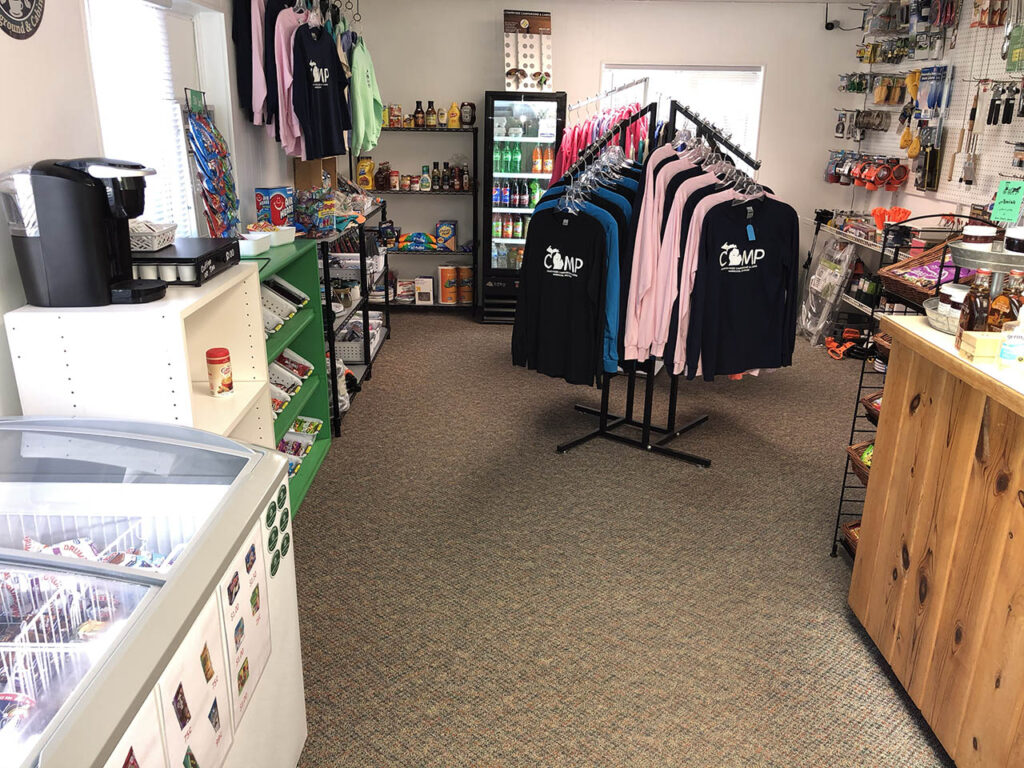 Inside view of the store